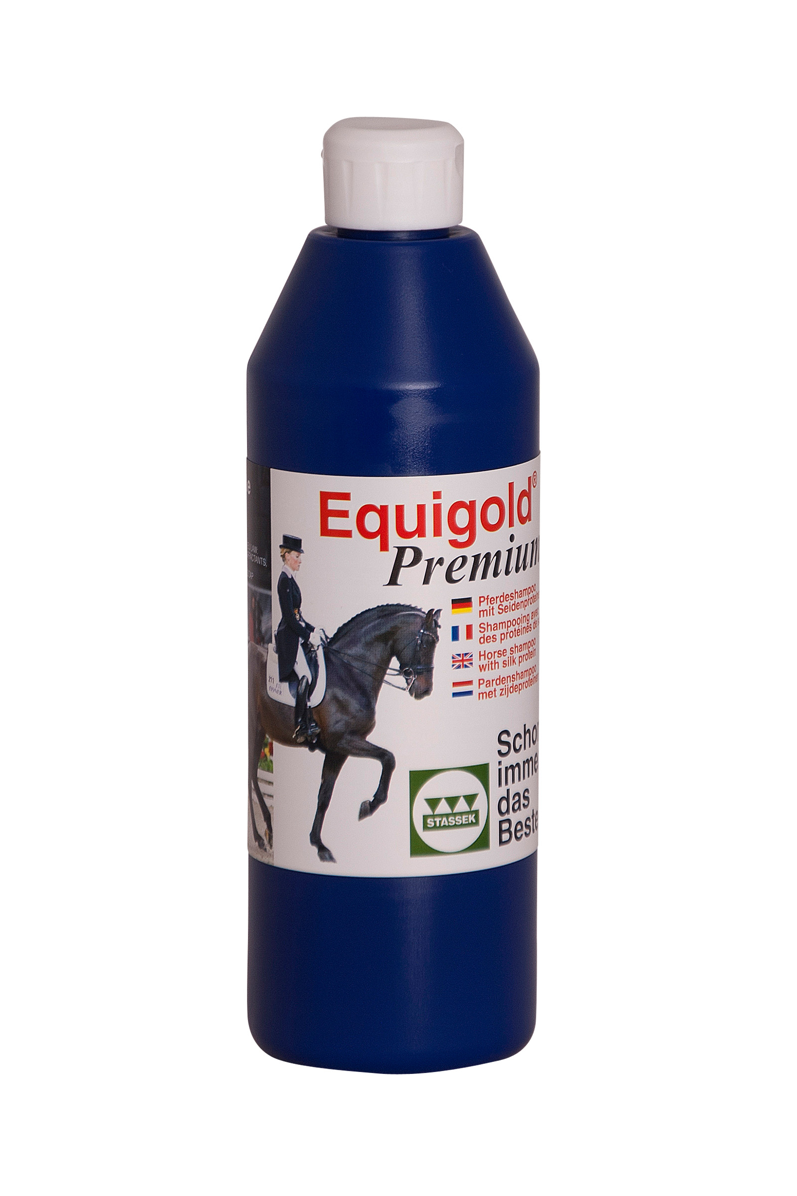 Stassek Equigold Premium Shampoo per cavalli, 500 ml